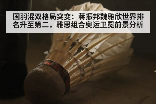 国羽混双格局突变：蒋振邦魏雅欣世界排名升至第二，雅思组合奥运卫冕前景分析